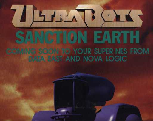 Ultrabots: Sanction Earth cover