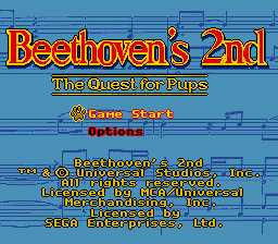 Beethoven's 2nd: The Quest for Pups cover