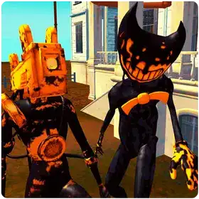 Cute Bendy and The Projectionist cover