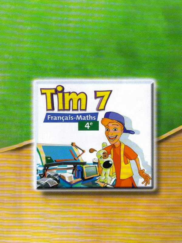 Tim 7 Français-Maths 4e cover
