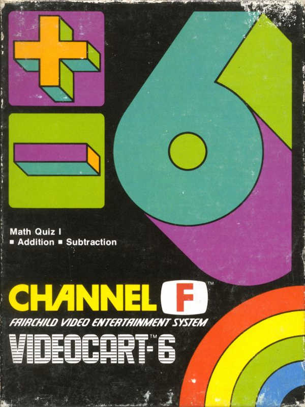 Videocart-6: Math Quiz I - Addition, Subtraction cover