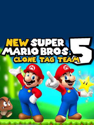 New Super Mario Bros. 5: Clone Tag Team cover