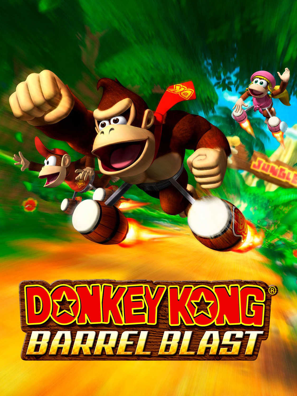 Donkey Kong Barrel Blast cover