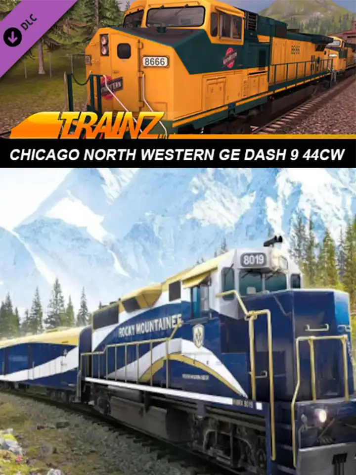 Trainz Railroad Simulator 2019: Chicago North Western GE Dash 9 44CW cover