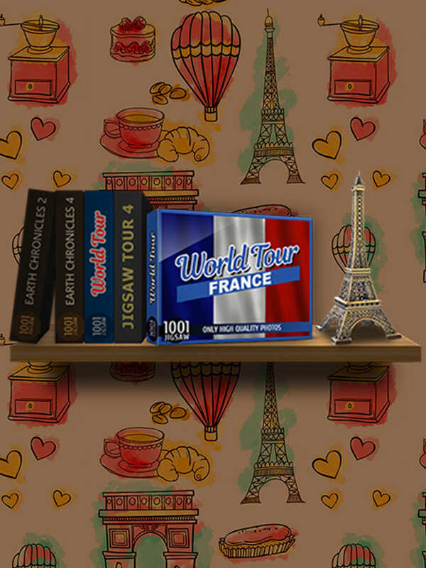 1001 Jigsaw: World Tour - France cover
