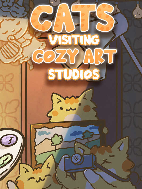 Cats Visiting Cozy Art Studios cover