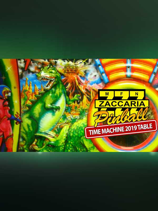 Zaccaria Pinball: Time Machine 2019 Table cover