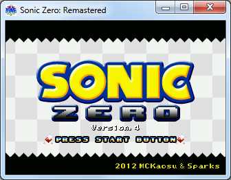 Sonic Zero: Remastered cover