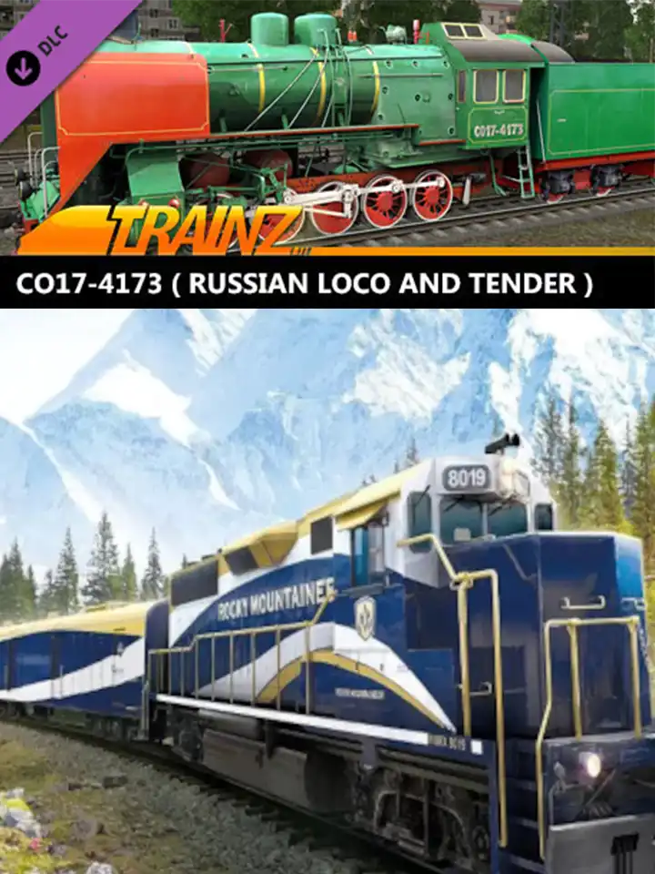 Trainz Railroad Simulator 2019: CO17-4173 Russian Loco and Tender cover