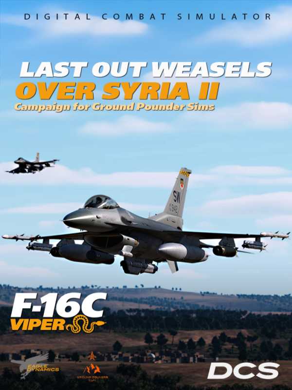 DCS World: F-16C Last Out: Weasels over Syria II Campaign cover