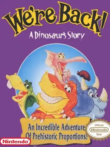 We're Back! A Dinosaur's Story cover