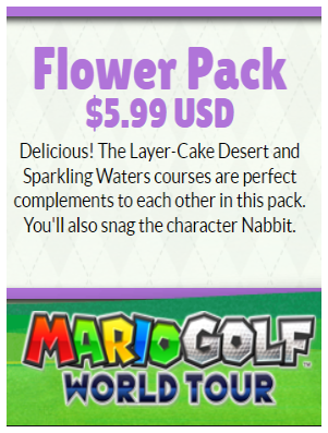 Mario Golf: World Tour - Flower Pack cover