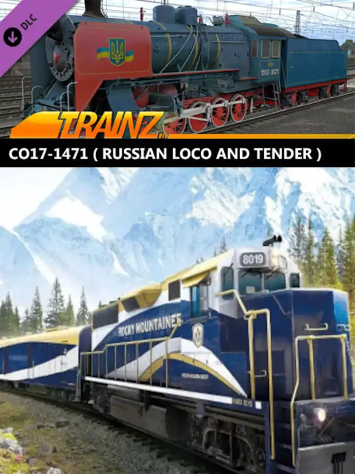 Trainz Railroad Simulator 2019: CO17-1471 Russian Loco and Tender cover