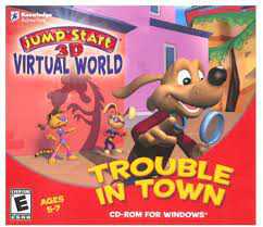 JumpStart 3D Virtual World: Trouble in Town cover