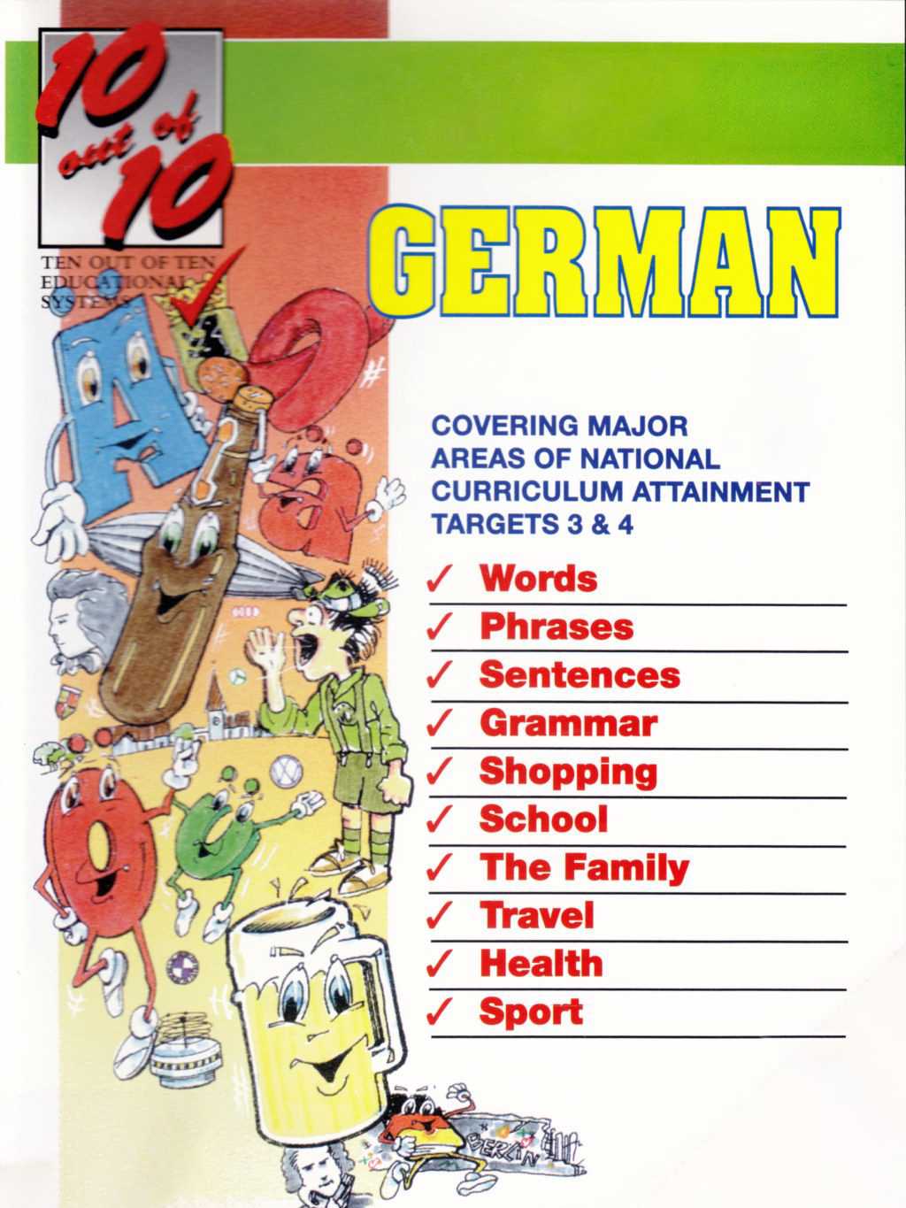 10 out of 10: German cover