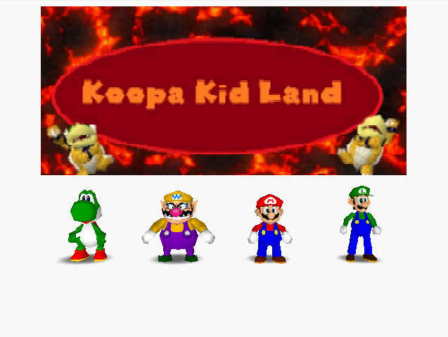 MP2: Koopa Kid Land cover