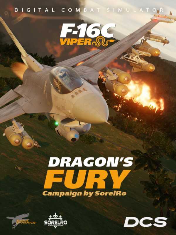 DCS World: F-16C Dragon's Fury Campaign by SorelRo cover