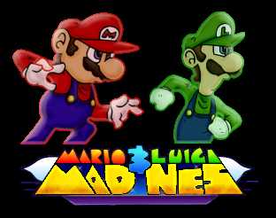 Mario & Luigi MAD NES cover