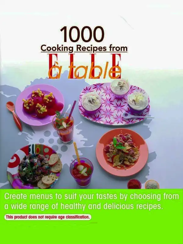 1000 Cooking Recipes from Elle à Table cover