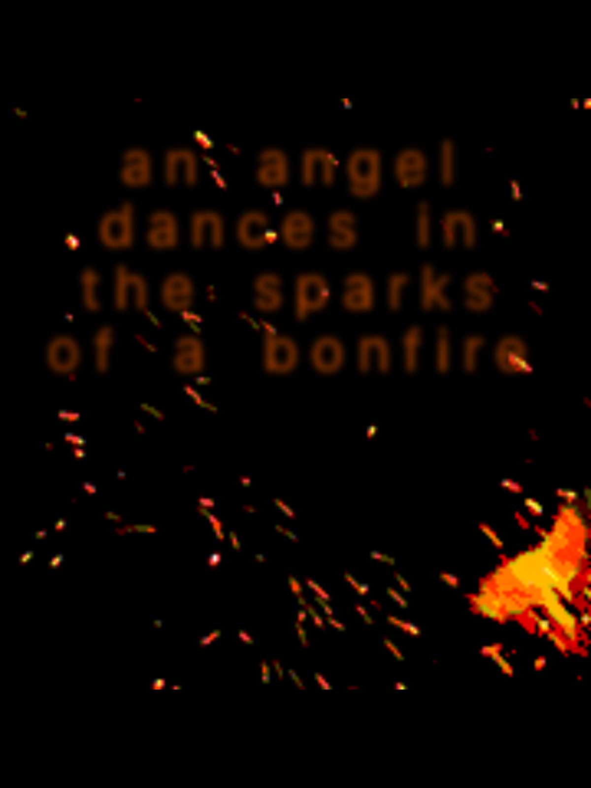 An Angel Dances In The Sparks of a Bonfire cover