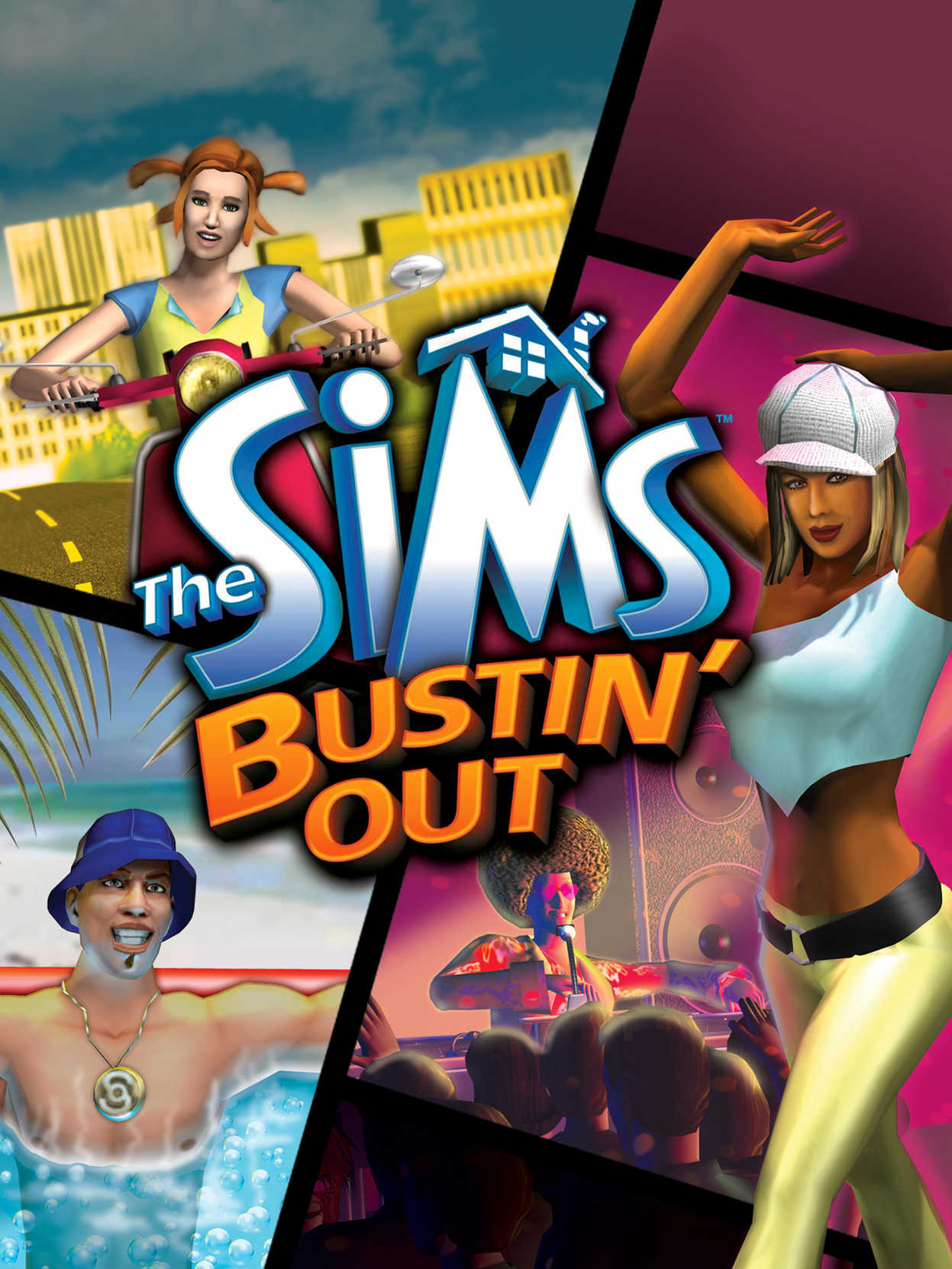 The Sims Bustin' Out cover