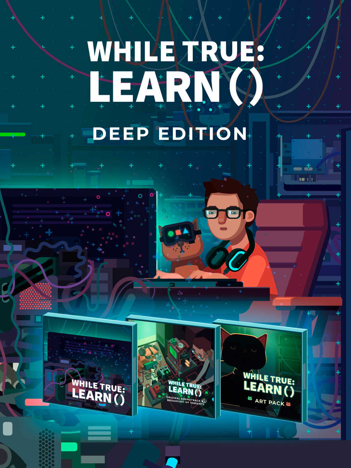 while True: learn() - Deep Edition cover