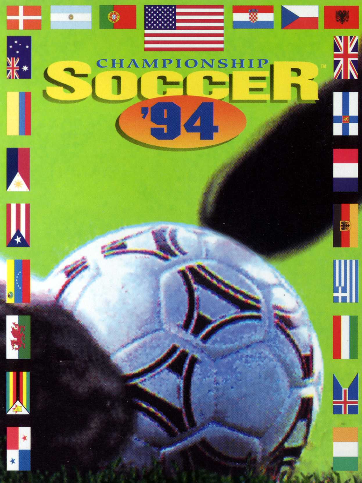 Championship Soccer '94 cover