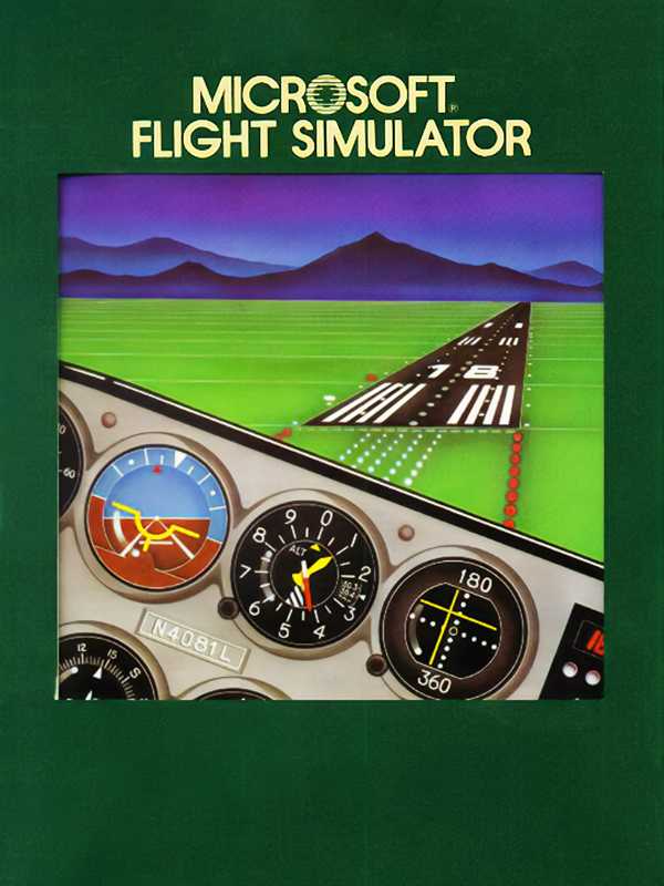 Microsoft Flight Simulator 1.0 cover