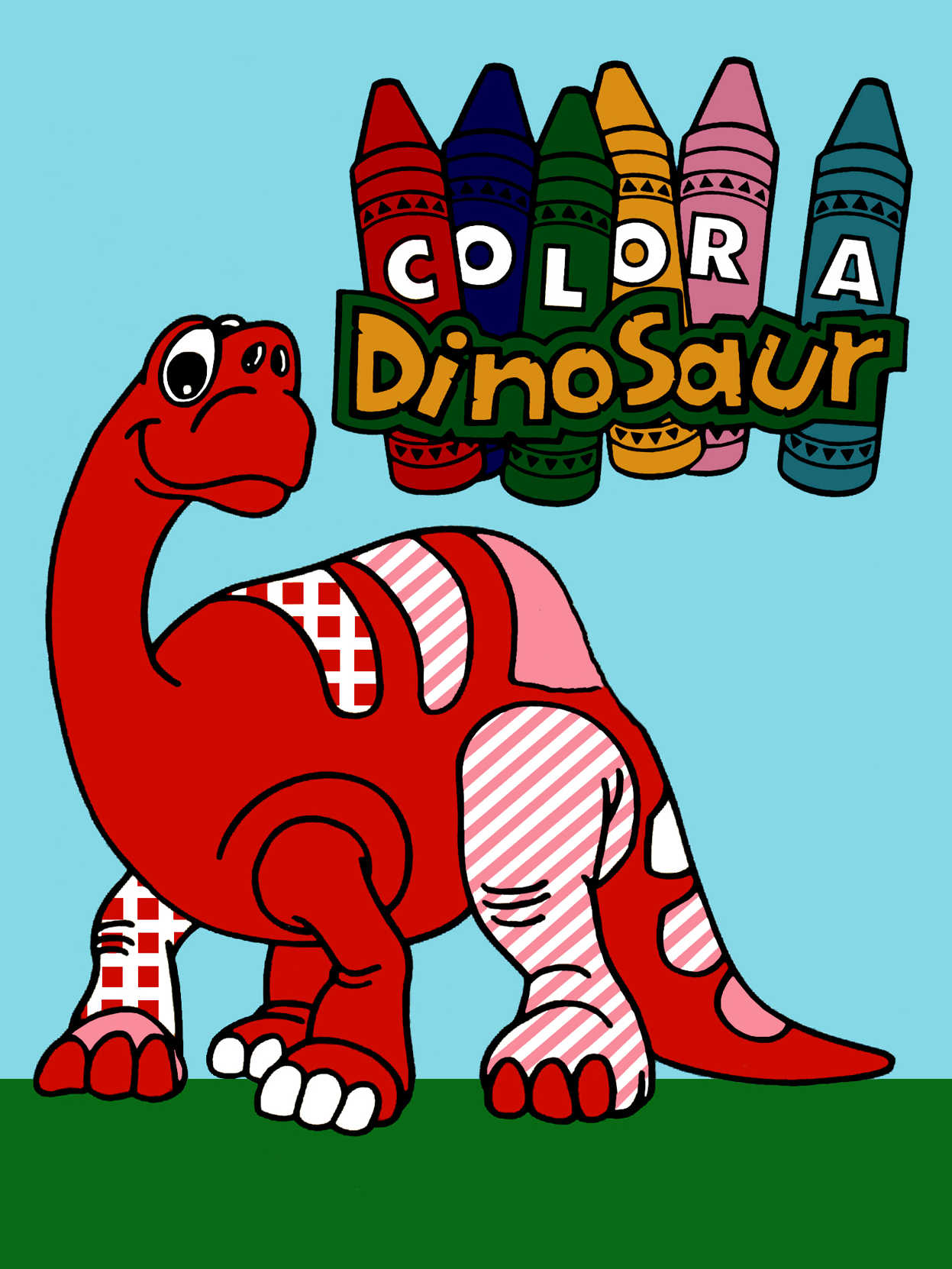 Color a Dinosaur cover