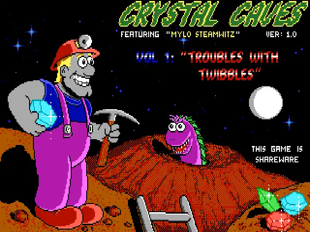 Crystal Caves Volume 1: Troubles with Twibbles cover
