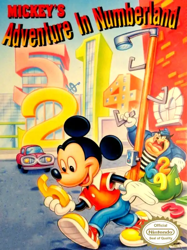 Mickey's Adventure in Numberland cover