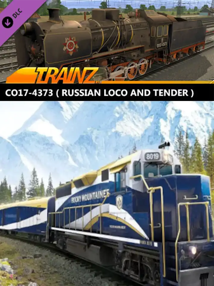 Trainz Railroad Simulator 2019: CO17-4373 Russian Loco and Tender cover