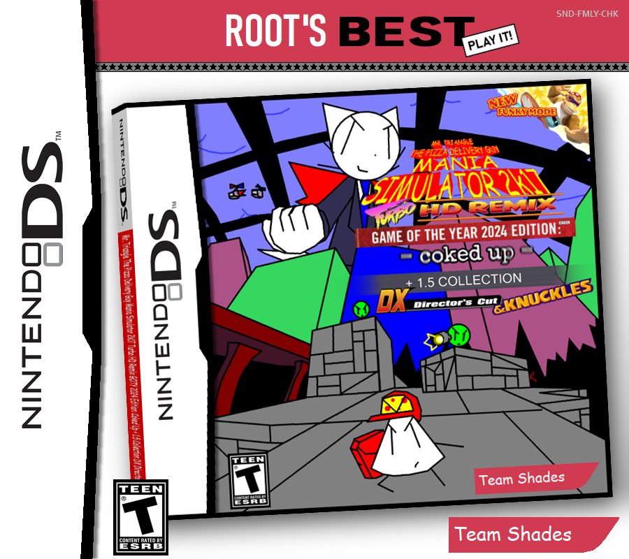 Mr. Triangle The Pizza Delivery Guy Mania Simulator 2k17 Turbo HD Remix GOTY 2024 Edition: Coked Up + 1.5 Collection DX Directors Cut & Knuckles cover