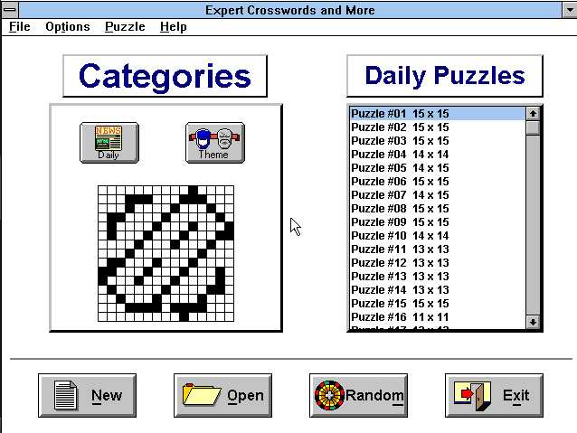 Crosswords & More for Windows cover