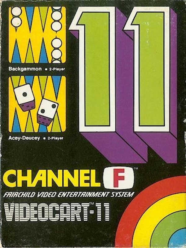 Videocart-11: Backgammon, Acey-Deucey cover