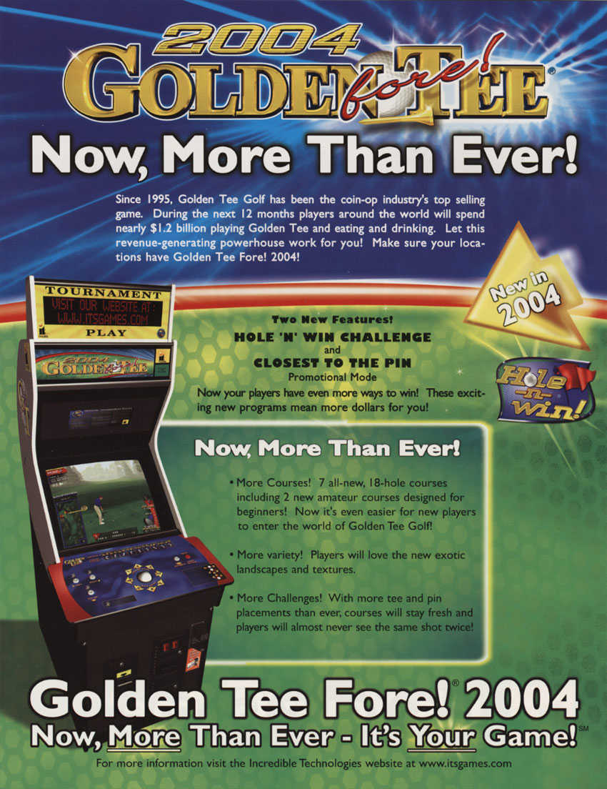 Golden Tee Fore! 2004 cover