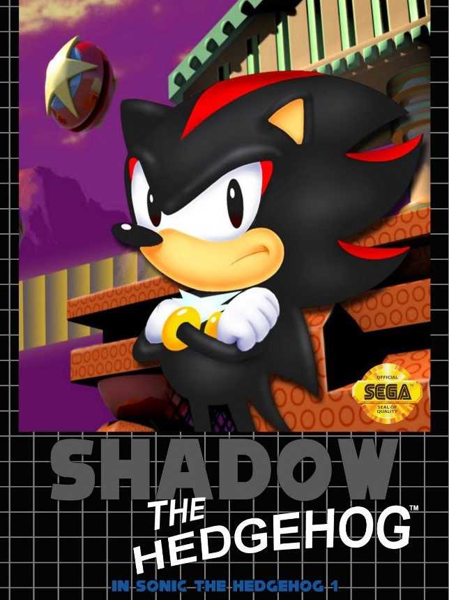 Shadow the Hedgehog in Sonic the Hedgehog cover