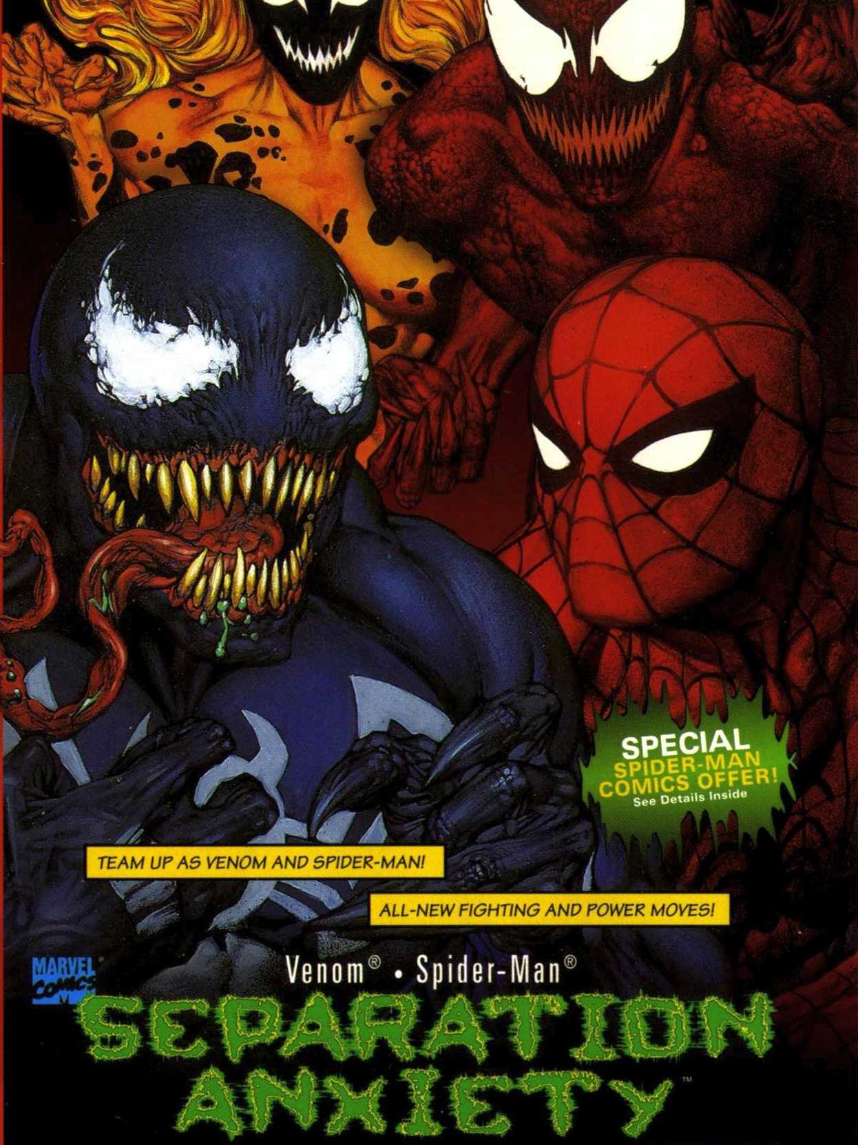 Venom/Spider-Man: Separation Anxiety cover