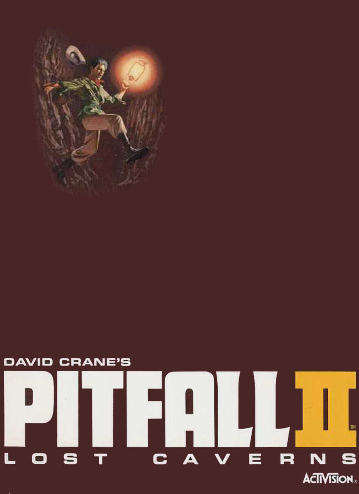 Pitfall II: The Lost Caverns cover