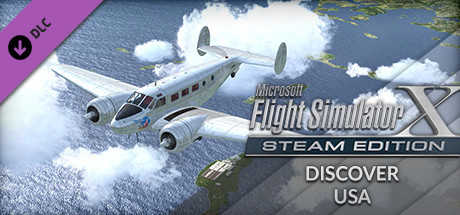Microsoft Flight Simulator X: Steam Edition - Discover USA cover