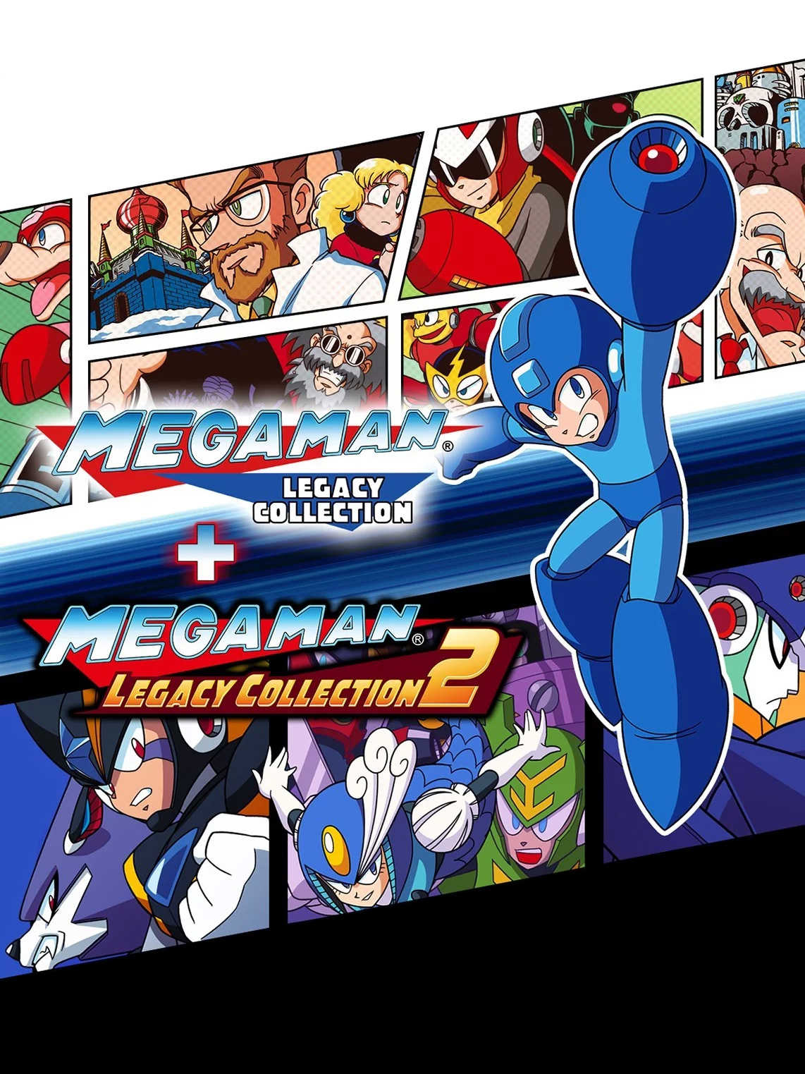 Mega Man Legacy Collection 1 + 2 cover