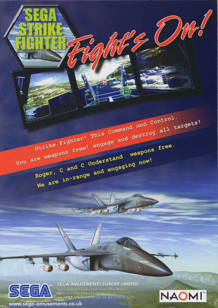 Sega Strike Fighter cover
