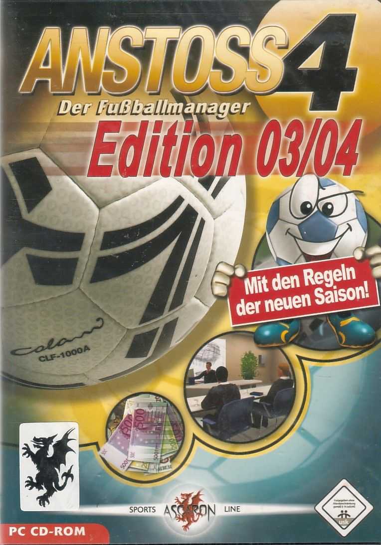 Anstoss 4: Edition 03/04 cover