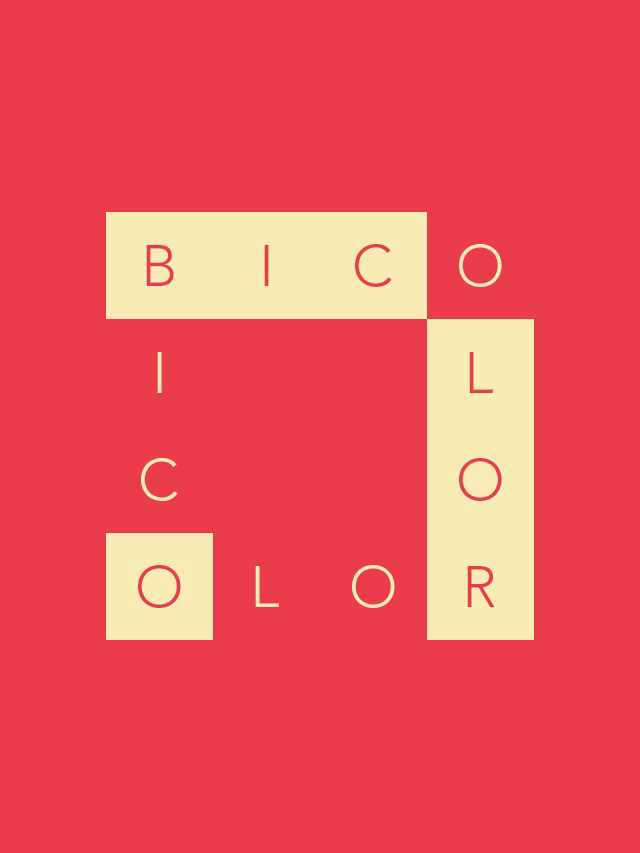 Bicolor cover