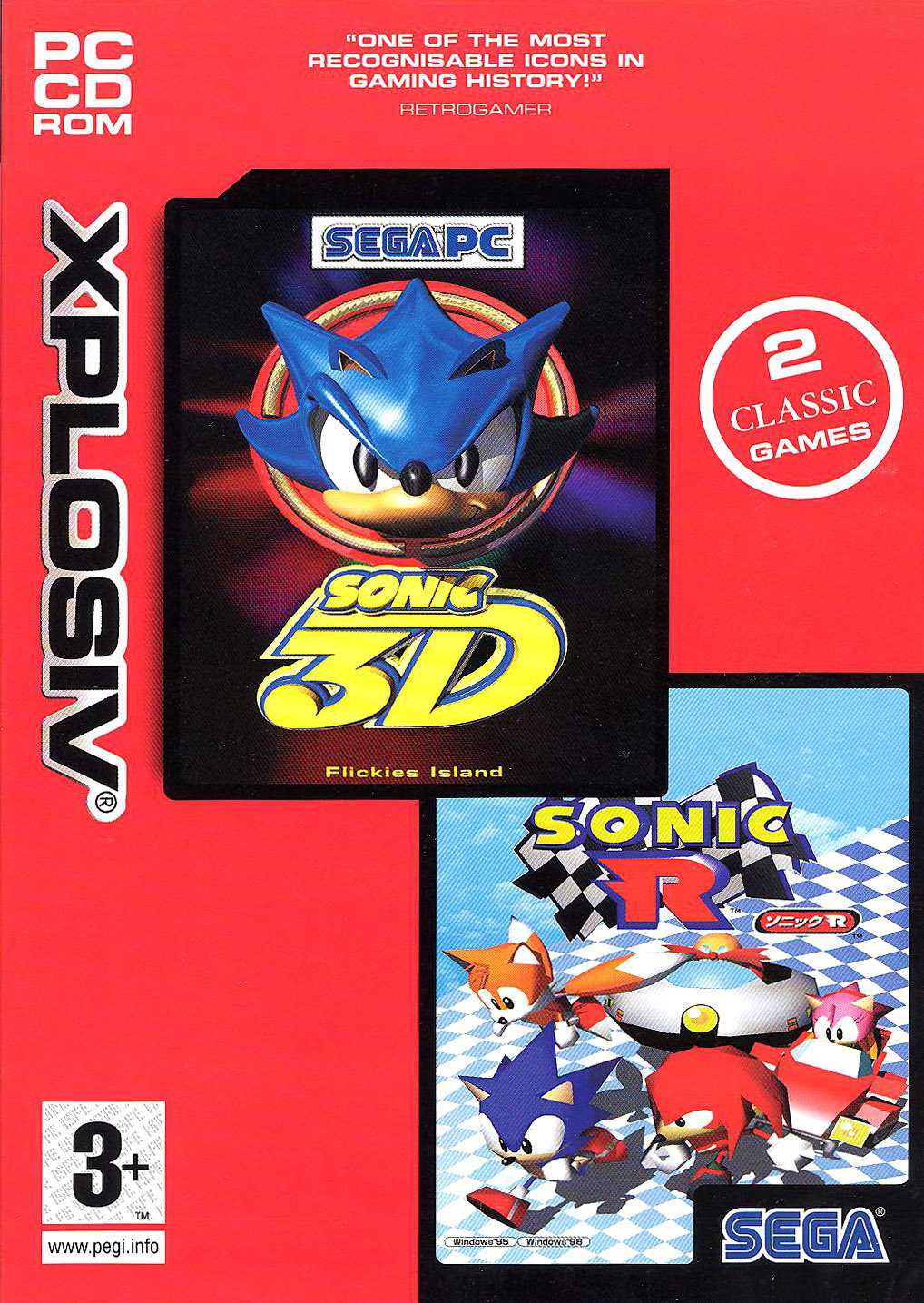 Sonic R/Sonic 3D cover