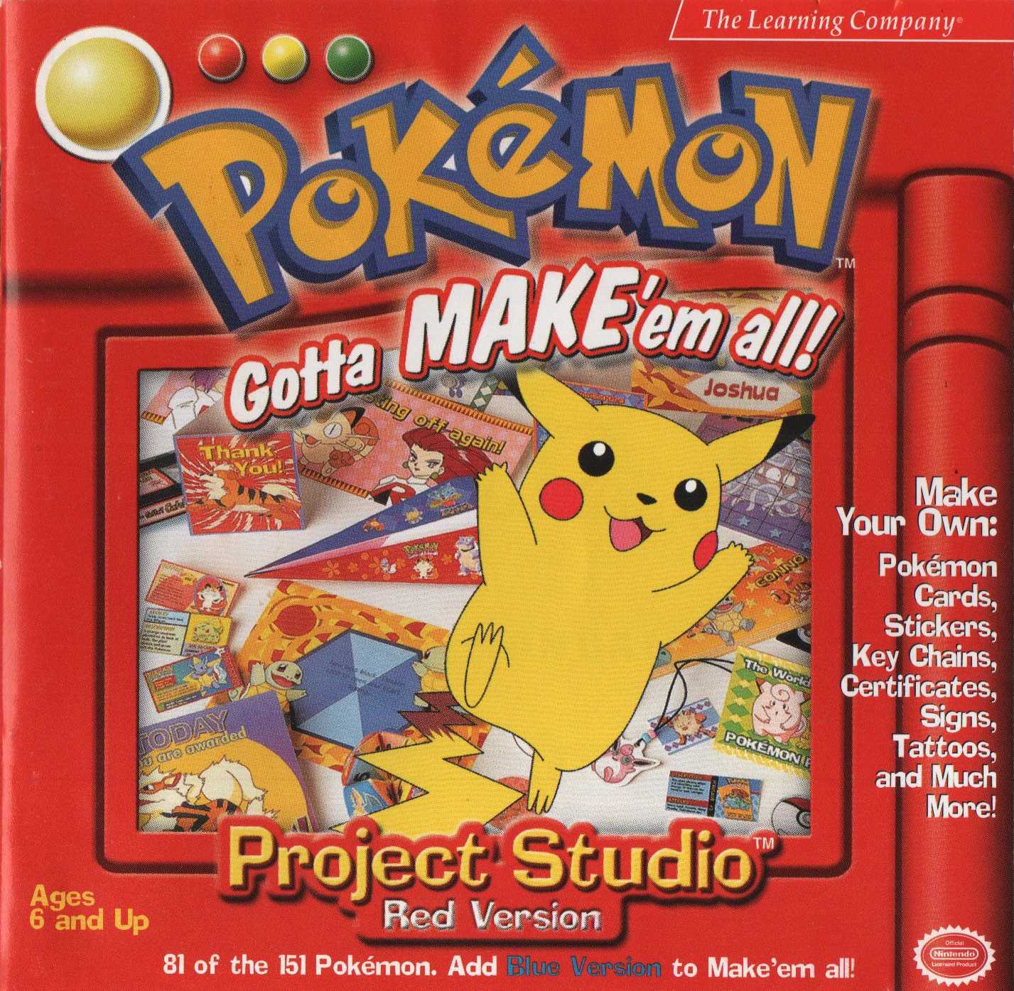 Pokémon Project Studio: Red Version cover