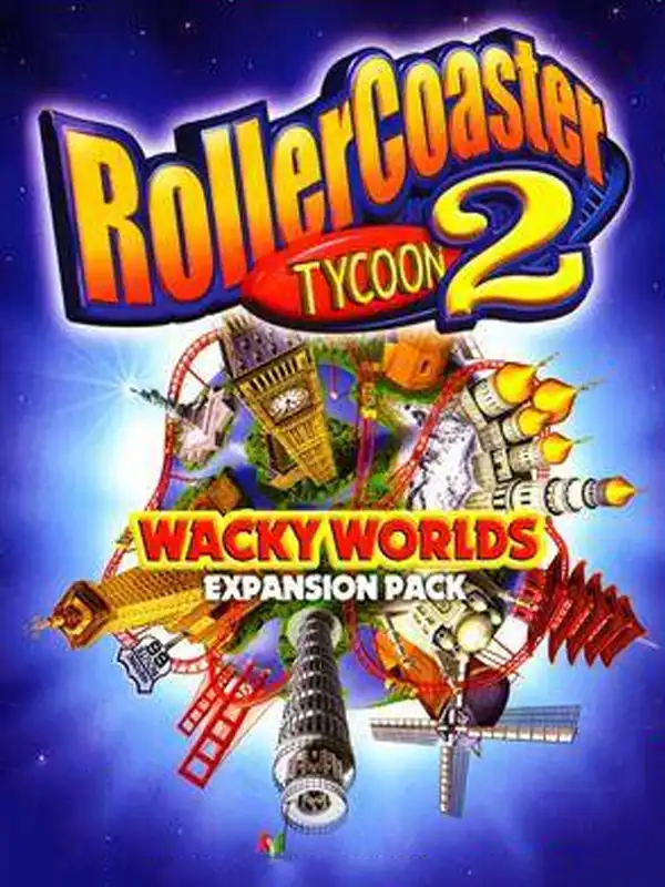 RollerCoaster Tycoon 2: Wacky Worlds cover