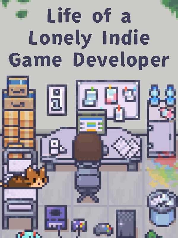 Life of a Lonely Indie Game Developer cover