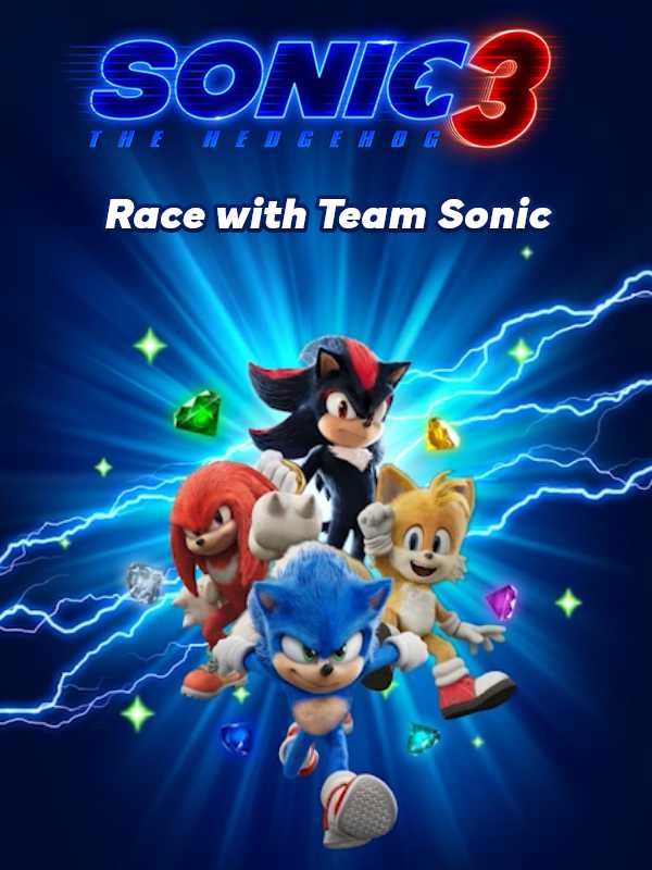 Sonic the Hedgehog 3: Race with Team Sonic cover