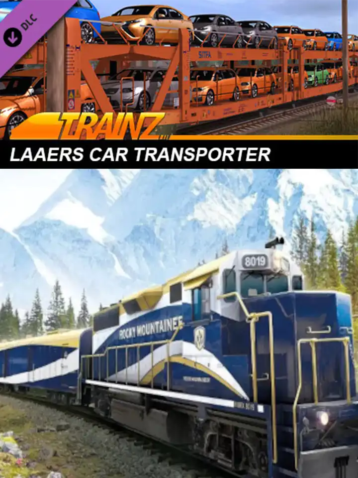 Trainz Railroad Simulator 2019: Laaers Car Transporter cover